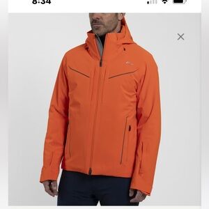 Men's Vibrant Orange Ski Jacket